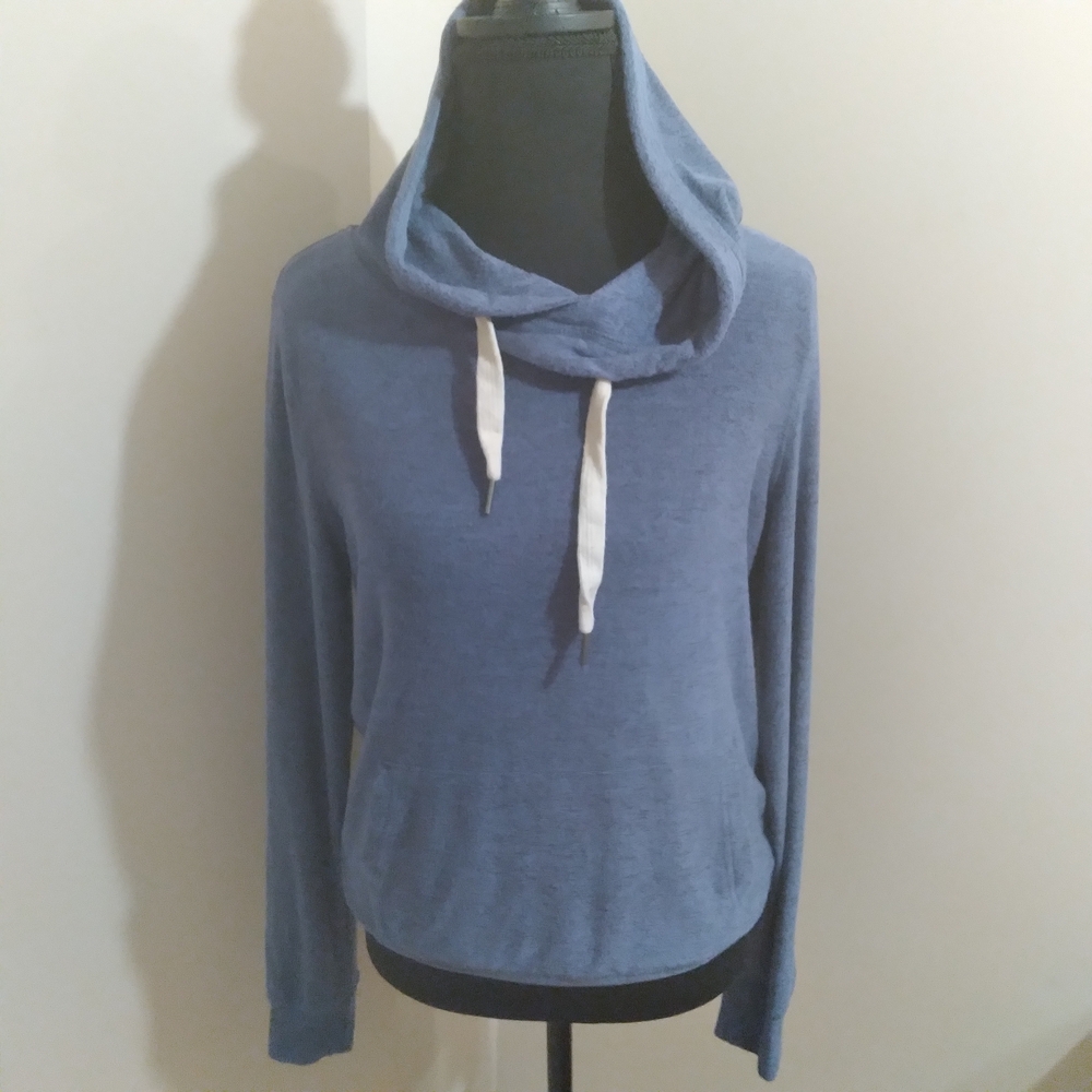 Rip Curl Hoodie Blue Pullover with‎ Drawstrings Beach Small